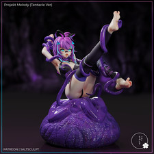 1:6 Projekt Melody VTuber Fan Art UNPAINTED High Quality Garage Kit picture