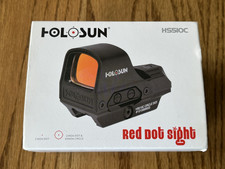 Holosun Open Reflex Illuminated 2 MOA Dot & 65 MOA Circle Red Dot Sight - HS510C picture