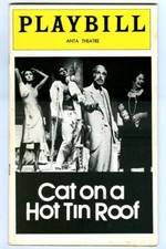Vintage 1974 Tennessee Williams CAT on a HOT TIN ROOF at ANTA Theatre Playbill picture