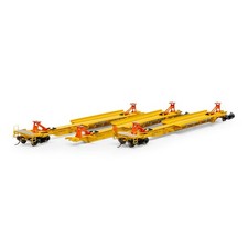 Athearn ATH15671 57' Trinity Spine Car RTR TTRX #360899 (3) Freight Cars HO picture