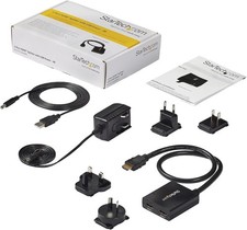 StarTech.com HDMI Splitter 2-Port with USB Power 4K UNIVERSAL KIT picture