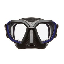 Scubapro D-Mask Wide Fit Blue Frame Black Skirt Scuba Dive Mask New picture