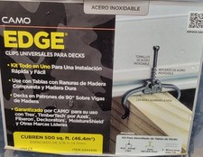 CAMO 0344356 Edge Clip Hidden Deck Fasteners (100 ct) Open Box  picture