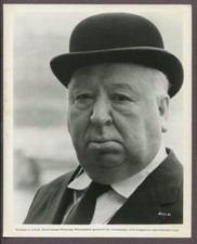 Alfred Hitchcock Original 1970 Portrait Vintage Photo Master Of Suspense J5697 picture