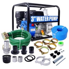 Semi Full Trash Water Pump 3 inch 209cc 7HP 4 stroke OHV ENGINE Gas Powered picture
