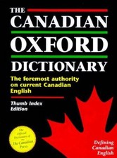 The Canadian Oxford Dictionary: Thumb-indexed - Hardcover - VERY GOOD picture
