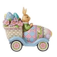 Enesco Jim Shore Heartwood Creek 1st Annual Bunnies on Parade Figurine 5.5 Inch picture