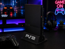 PS2 Slim Vertical Stand Display Holder Base PlayStation 2 Slim Console Stand picture