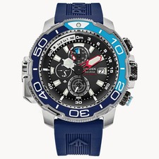 Citizen Promaster Aqualand BJ2169-88E Men's Dive Chronograph Black Dial 200M picture