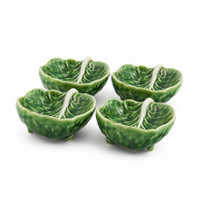 Bordallo Pinheiro Cabbage Small Leaf Bowl, Set of 4 picture
