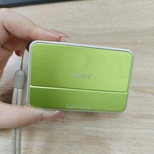 Green SONY Cyber-shot DSC-T2 8.1MP Vintage Digital Camera English Green Tested picture