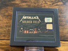 Metallica Soldier Field 2017 Concert Seat Relic Chicago Memorabilia Display picture