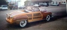 1946-48 Chrysler Town and Country Convertible Rear Quarter frame rails picture