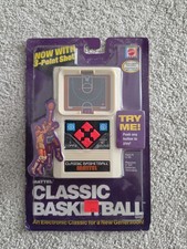 2003 Mattel Classic Basketball Handheld Electronic Game 43572 Brand New WORKING picture