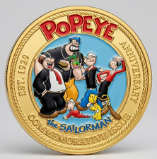 Popeye the Sailor 1929 Collection For Cartoon Fans  Commemorative Coin P208 picture