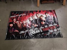 OCEAN'S THIRTEEN ORIGINAL THEATRICAL VINYL BANNER 60x95 WEINTRAUB ESTATE MASSIVE picture