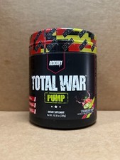 REDCON1 TOTAL WAR PUMP Strawberry Kiwi  Stim Free Pre-Workout 30 Serv 2027 EXP picture