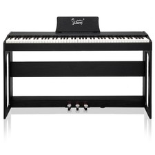 Glarry GDP-104 88 Keys Full Weighted Keyboards Digital Piano /W Furniture Stand picture