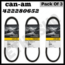 3 Pack Genuine Can-Am 422280652 OEM Clutch Drive Belts for Maverick X3 Turbo RR picture