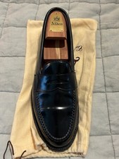 Plated Alden 987 Horween Black Shell Cordovan Men’s Penny Loafer $1,022 MSRP picture