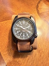 Bertucci A-2T Vintage 12027 Black Titanium Swiss 5-Jewel Sapphire 200M Watch picture