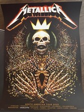 Miles Tsang Metallica Poster M72 Tour  2025 Signed Artist Proof #7/545 RARE picture