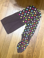 Gymboree Girls Cupcake Cutie Polka Dot Tights Size 8-10 rare find picture