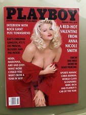Playboy February 1994 Julie Lynn Cialini / Pete Townshend Anna Nicole Smith picture