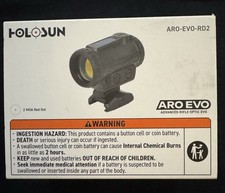 Holosun ARO-EVO Series, 2MOA Dot or SPR Reticle 26mm housing, Enclosed Optic RED picture
