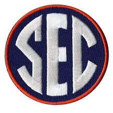 SEC SouthEastern Conference Team Football Jersey Uniform patch Auburn Tigers picture