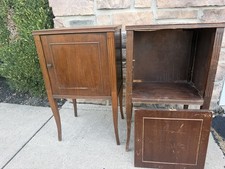 Pair Vintage Hanson Concealed Cabinet Stands Rockford Illinois Local Pickup picture