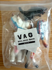 KONATSUYA NEGORA VAG SERIES 9 COMPLETE 5 FIGURE SET MEDICOM TOY SOFUBI NEW picture