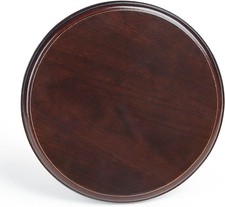 Wood round Base-Hand Casting Structure Base, DIY Crafts, Keepsake Display, Art E picture