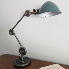Vintage Edon Industrial Desk Lamp. Industrial Lighting  Antique Industrial Lamp. picture