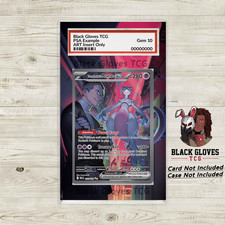 Team Rocket's Mewtwo ex Extended Art Insert for PSA / Graded Guard (No Card) picture