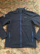 Patagonia Dirt Craft Jacket Mens L Blue Full Zip Windbreaker Lightweight Logo picture