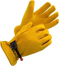 Kids Work Gloves Age 2-14, Extra Soft Deerskin Suede, Durable, Flexible Toddl... picture
