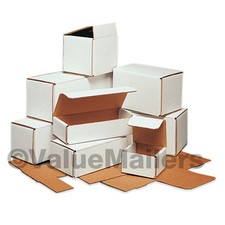 200 - 9x3x3 White Corrugated Shipping Packing Box Boxes Mailers picture