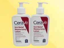 CERAVE ITCH RELIEF MOISTURIZING LOTION 8 OZ EXP: 2028 LOT OF 2 picture
