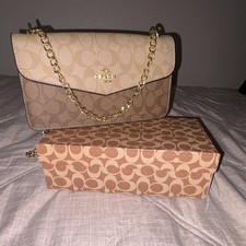 Coach Crossbody Bag Brown New In It’s Box  picture