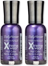 Sally Hansen Hard as Nails Xtreme Wear, # 170 Deep Purple, 0.4 oz - 2 PACK picture