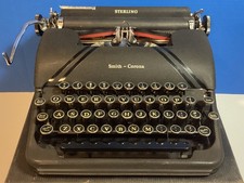 Vintage 1947 Smith Corona 4 Bank Sterling Portable Typewriter & Case - Very Nice picture