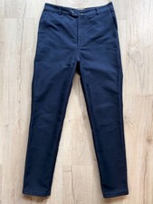 Le Mont St Michel Genuine Work Pants Navy Moleskin Trousers France Size XXL picture