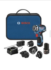 ⭐️NEW⭐️ BOSCH 12V MAX Flexiclick® Brushless  5-In-1 Driver Kit GSR12V-300FCB22 picture