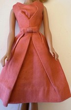 Vtg Mattel Barbie Coral College Campus Fashion Pak Dress picture