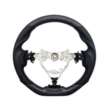 REVESOL Real Carbon Fiber Steering Wheel for 13-17 CAMRY VENZA 3 SPOKE SE MATTE picture