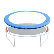 8/ 10/14/15FT Trampoline Safety Pad Replacement Universal Waterproof - Blue picture