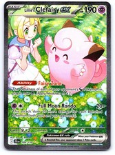 Lillie's Clefairy ex 184/159 Journey Together Pokemon Holo NM picture