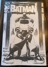 2025 DC W.I.P. Absolute Batman #1 | 11x17 Work In Progress Dragotta 1st Print picture