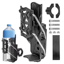 Adjustable Motorcycle Cup Holder Handlebar Water Bottle Mount Bike 32-77mm picture